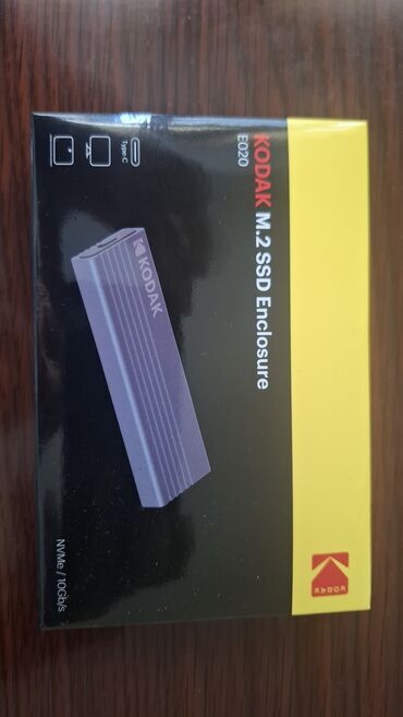 Elektron kitablar: Kodak M.2 SSD Enclosure (E020) - M.2 NVMe SSD-lər üçün portativ