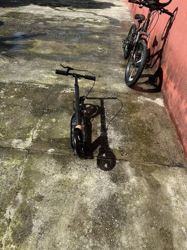 Samokatlar: Kick Scooter – böyük təkərli, amortizatorlu, mexaniki disk əyləcli — 8