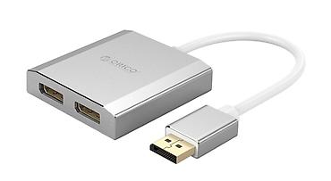komputer işi: ⚡ ORICO XD-DF2DP4-SV-BP – DisplayPort → Dual DisplayPort Konvertor — 1