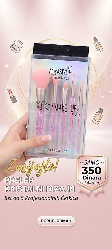 makaze za sisanje dm cena: Set od 5 profesionalnih četkica za šminku – AOYASIYUE Art Decoration — 1