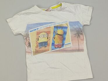 koszulka real madryt dla dzieci: Koszulka, 4-5 lat, 104-110 cm, stan - Dobry