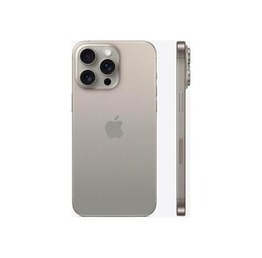 телефоны apple: IPhone 15 Pro Max, Новый, 512 ГБ, Natural Titanium, Коробка, 91 %
