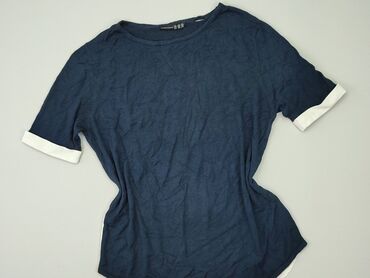 niebieska spódnice w kratę: Women`s T-shirt, Atmosphere, M (EU 38)