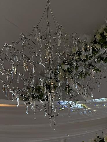 Люстры: Подвесная дизайнерская люстра “ледяная гроздь” парящие люстры, ширину — 8