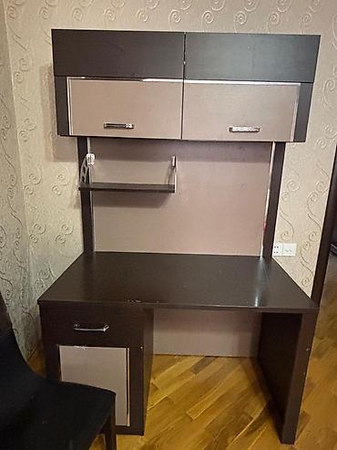 Детская мебель: İş masası və komod dəsti - Rəng: tünd qəhvəyi və bej kombinasiyası — 4