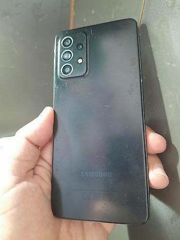 samsung galaxy 7: Samsung Galaxy A52, 128 GB, rəng - Qara, Barmaq izi — 2