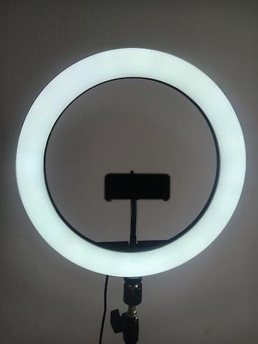 камера лампа: Кольцевая LED‑лампа с регулируемой цветовой температурой и штативом - — 2