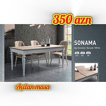 ucuzluq mebel: Qonaq masası, Yeni, Açılan, Dördbucaq masa — 1