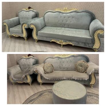 metbex ucun kunc divanlari: İşlənmiş, Divan, 2 kreslo