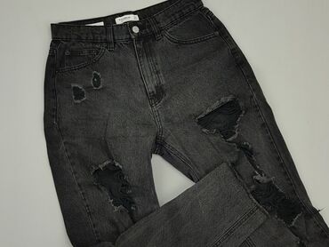 czarne bluzki damskie duże rozmiary: Jeans, Pull and Bear, M (EU 38), condition - Good