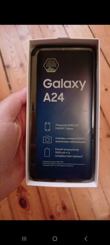 Samsung: Samsung Galaxy A24 4G, 128 GB, rəng - Qara, İki sim kartlı