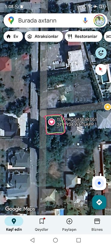 Torpaq sahələrinin satışı: 3 sot, Tikinti, Mülkiyyətçi, Kupça (Çıxarış) — 9