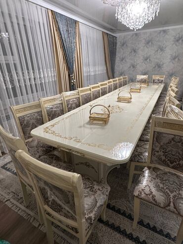 Столы и стулья для зала: Стол и стул для зала, Новый, цвет - Бежевый — 3