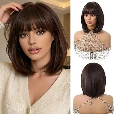 Perike i klipse: Perike – ravna kosa, više stilova i boja Opis: - Moderna kolekcija — 14