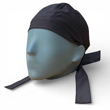 Kişi geyimləri: Mətbəx üçün peşəkar papaqlar dəsti – Modellər: bağlama lentli bandana — 2