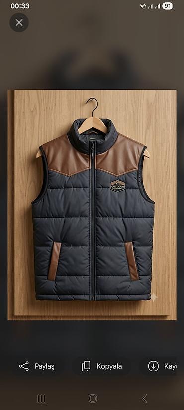 turk kurtkalari: Kişi üçün yüngül şişmə jilet – Outdoor Equipment loqolu. - Rəng: tünd — 1