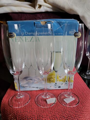 Čaše: Case nove Bohemija kristal,vintaz za vino. Komada 6 u ceni na lalafo.rs — 2 Čaše: Case nove Bohemija kristal,vintaz za vino. Komada 6 u ceni — 2