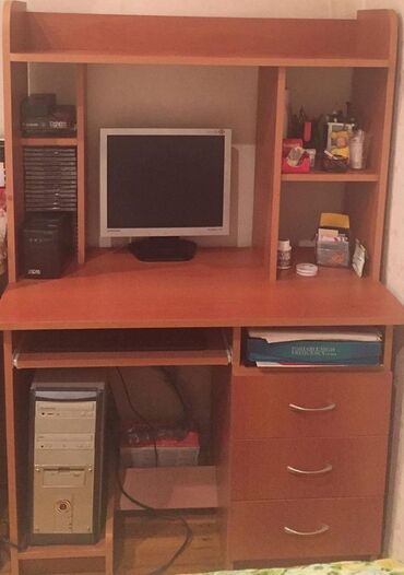 işlenmiş stol stullar: Kompüter masası, İşlənmiş, Açılan