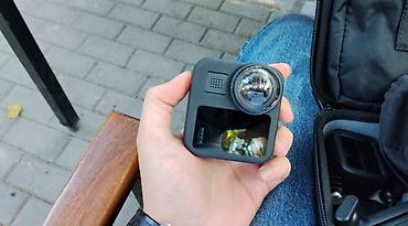 bolt nömrəsi: GoPro MAX 360 Black action kamera – 360° çəkiliş və çox yönlü istifadə — 1