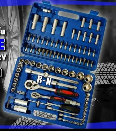 чемодан с инструментами для автомобиля: Новый Набор ключей предметов: 94