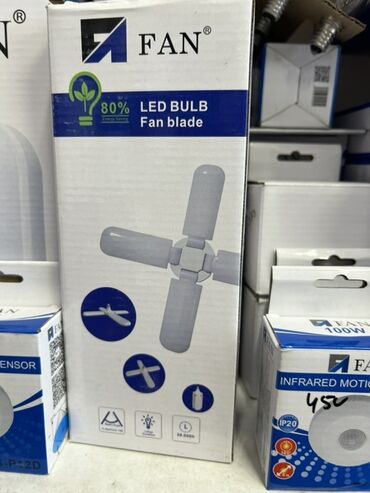 электронный дай намаз: Светодиодная лампа FAN «Fan blade» - Тип: LED-лампа с раскладными