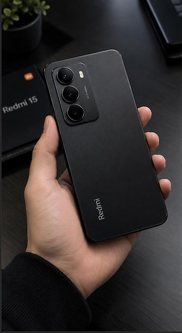 one plus 13: Redmi, Redmi 15, Б/у, 256 ГБ, цвет - Черный, 2 SIM — 2
