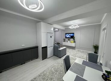 тоголок молдо фрунзе: 2 комнаты, 68 м², Элитка, 10 этаж, Евроремонт