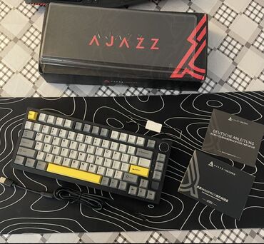 klaviatura bluetooth: AJAZZ AK820 Pro mexaniki klaviatura - Kompakt 75% dizayn: F1–F12, ox