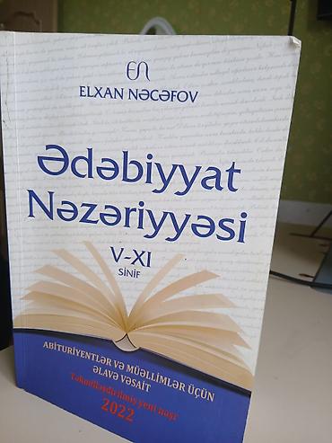 Məhsul: “Ədəbiyyat Nəzəriyyəsi” – V–XI siniflər üçün əlavə vəsait lalafo.az -da Məhsul: “Ədəbiyyat Nəzəriyyəsi” – V–XI siniflər üçün əlavə vəsait
