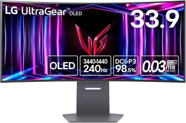 компьютер в аренду: Монитор, LG, Б/у, OLED, 33" - 34"