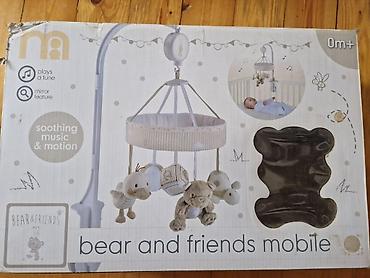 Beşik üçün asma oyuncaqlar: “Bear & Friends” beşik mobili Mothercare-dən alınıb 100 aznə, 20 — 1