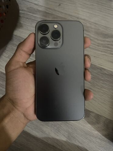 телефоны до 15000 сом: IPhone 13 Pro, Колдонулган, 256 ГБ, Графит, Каптама, 100 %