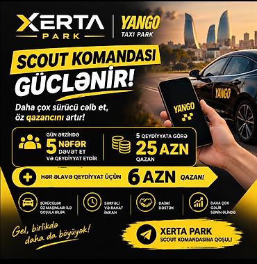 surucu axtaranlar: Taksi sürücüsü tələb olunur, İşəmuzd ödəniş, Təcrübəsiz — 1