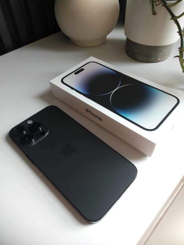 Apple iPhone: IPhone 14 Pro Max, 256 ГБ, Черный, 100 %
