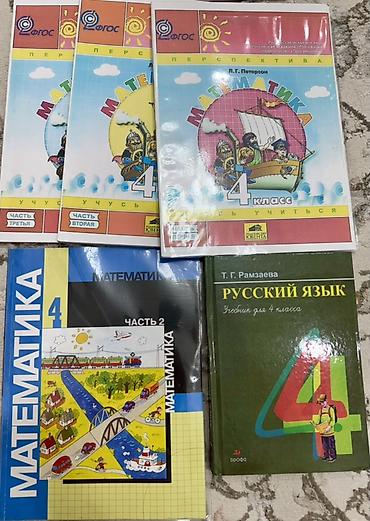 Математика: Подборка школьных учебников и рабочих тетрадей : Есть книги носили — 4
