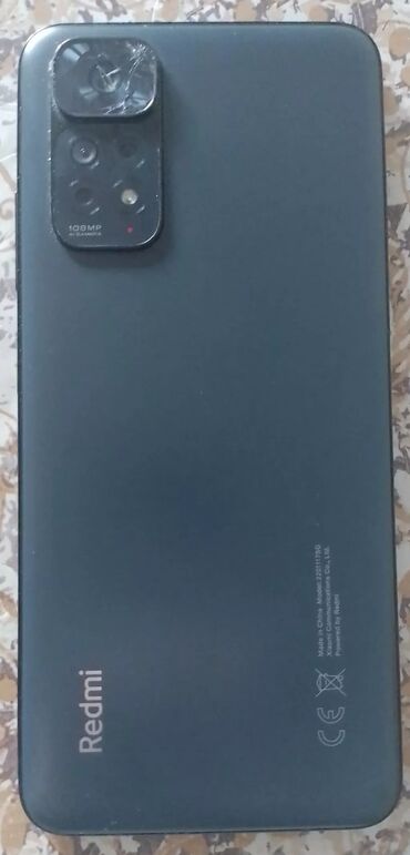 flash kartlar: Xiaomi Redmi Note 11S, 128 GB, rəng - Qara, 
 Zəmanət, Sensor, Barmaq izi