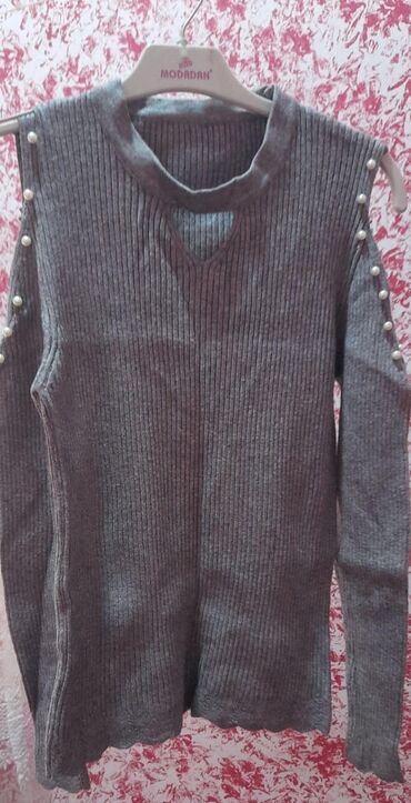 свитер: Женский свитер M (EU 38), L (EU 40), цвет - Серый