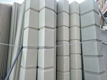 облицовочный кирпич бишкек: Dekorativ fasad üçün hazır sütun elementləri - Material: yüngül