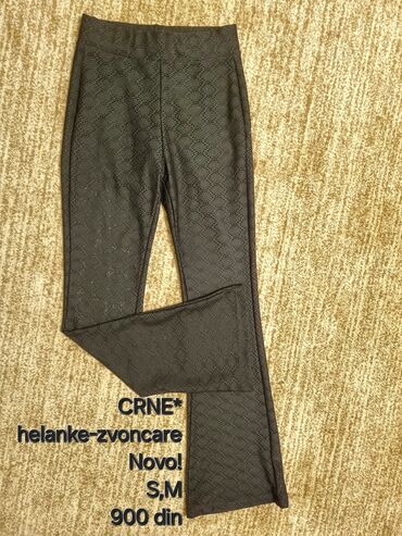 helanke sa steznikom: S (EU 36), M (EU 38), color - Black, Embroidery