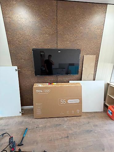 black sharp: Телевизор TCL 55" Premium QLED TV с Google TV - Диагональ: 55 дюймов — 2
