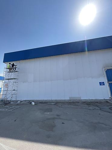 Фасадные работы: Профессиональная мойка фасадов зданий - Очистка фасадов АЗС, складов — 3