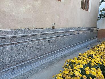 Фасадные плиты Сары-Таш (Травертин): Сары таш Сары таш толко оптом 15 $ Натуральный Гранит Ангола, Серый — 23