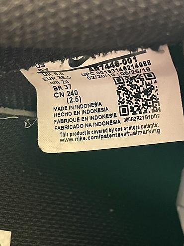 air force 1: Мужские кроссовки, 38.5, Nike, Б/у, цвет - Черный, Самовывоз, Платная доставка — 3