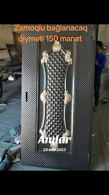Giriş qapıları: Metal giriş qapıları – müxtəlif dizayn və ölçülərdə - Material: qalın — 17