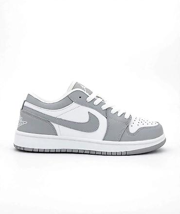 agg papuce: Nike Air Jordan 1 Low – bela/siva kolor šema - Klasičan niskoprofilni — 1