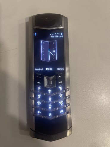 xacmazda telefon satisi: Vertu Signature Touch, 2 GB, rəng - Gümüşü, Düyməli