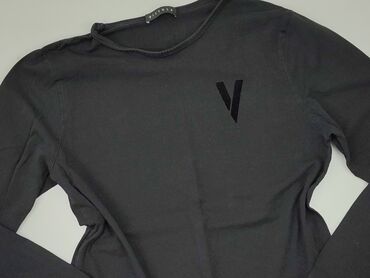 bluzki czarne z długim rekawem: Блуза жіноча, L, стан - Хороший
