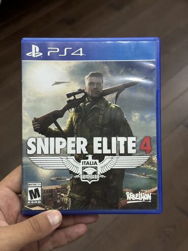 Oyun diskləri və kartricləri: Ps 4 üçün sniper elite 4 oyunu (disk) satılır.Əla vəzyətdədir.Demək