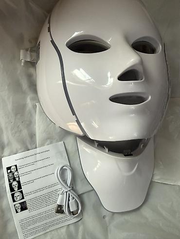 uz maska: LED üz və boyun üçün fototerapiya maskası Xüsusiyyətlər: - Üz və — 2