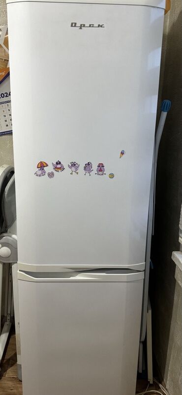холодилник в рассрочку: Холодильник Орск, Б/у, Двухкамерный, De frost (капельный), 60 * 190 * 61